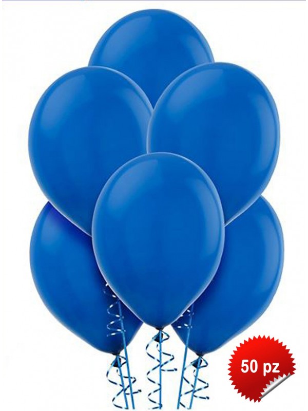 Palloncini Blu con Nuvole 5pz